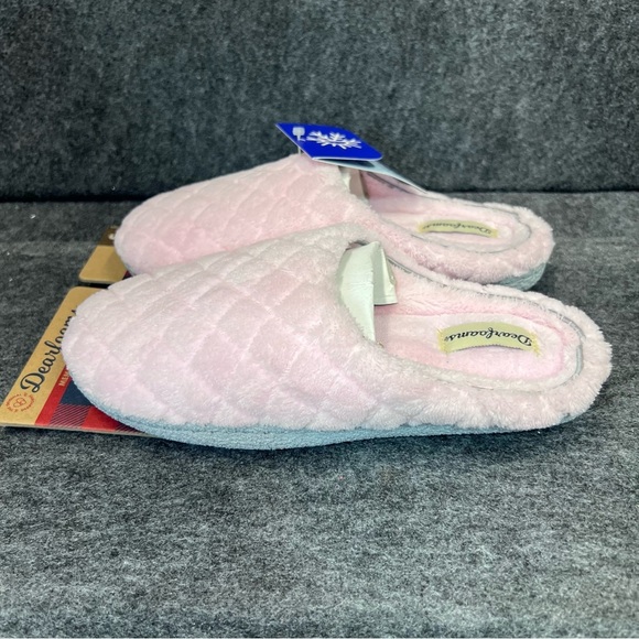 DEARFOAMS Leslie Quilted Microfiber Terry Clog Slipper - Size S 5-6 - Picture 10 of 10